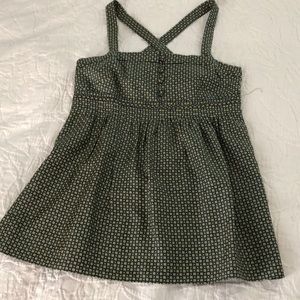 J. Crew Silk Criss-Cross Tank